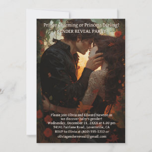 Convite Festa de Revolução de Gênero Prince ou Princesa Co