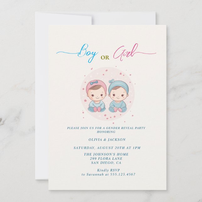 Convite Festa de Revolução de Meninos ou Meninos (Frente)