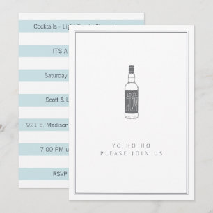 Convite Festa de Rum - Festa Yo Ho Cocktail