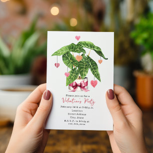 Convite Festa de São Valentim das Plantas de Casa