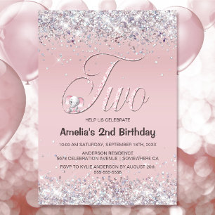 Convite Festa de segundo aniversário Literária do Elefan