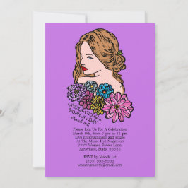 Convite Festa de Senhora Bonita do Dia Internacional da Mu