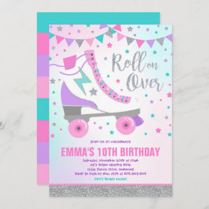 Convite Festa de Skating Aniversário de Skating