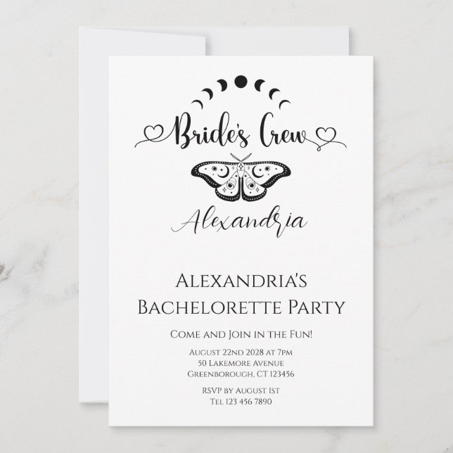 Convite Festa de solteira celestial (Frente)