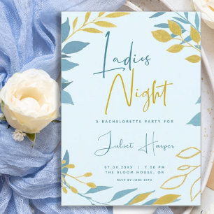 Convite Festa de solteira das Mulheres Botânicas Modernas
