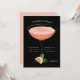 Convite Festa de solteira de coquetel rosa (Frente/Verso In Situ)