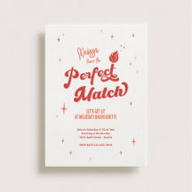 Festa de solteira de correspondência perfeita