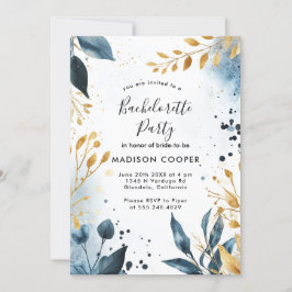Convite festa de solteira floral