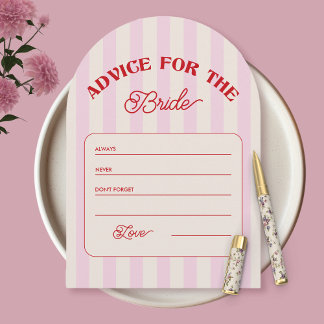 Convite Festa de solteira Games Advice for the Bride