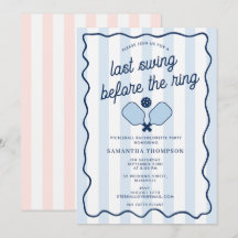 Festa de Solteira Pickleball Bach Listras Retro