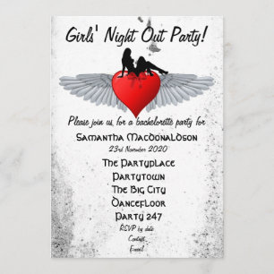 Convite Festa de solteira Rockabilly