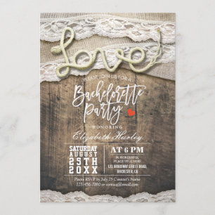 Convite Festa de solteira Rope Rope Rope Rope