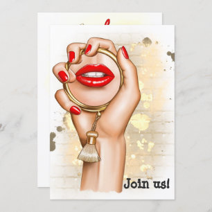 Convite Festa de solteira Spa