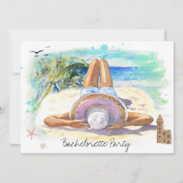 Convite *~* Festa de Solteira Tropical Exótica QR Festa n