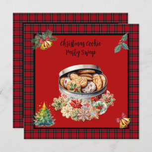 Convite Festa de Swap de Biscoito de Natal