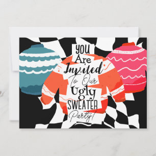 Convite Festa de Sweater Feia de Natal