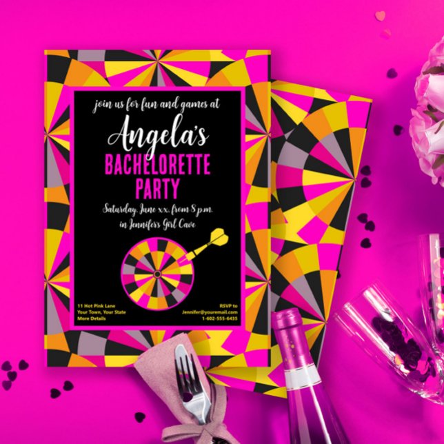 Convite Festa de Tema da Rapariga da Sala de Bachelorette (Criador carregado)