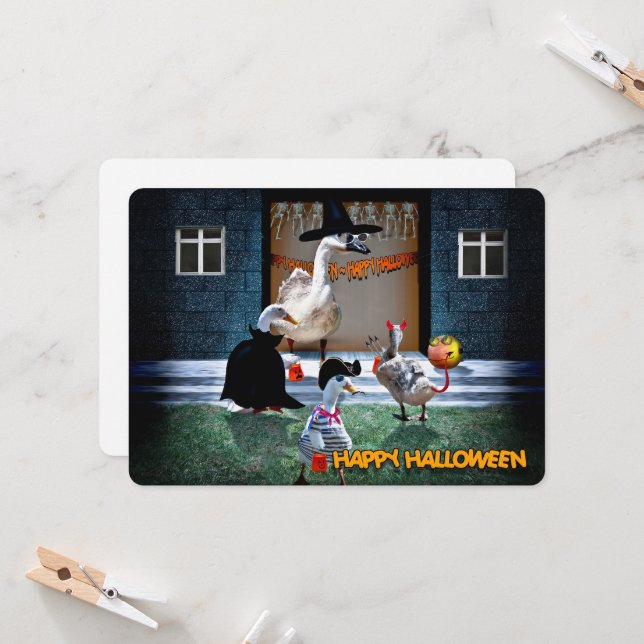 Convite Festa de Trick ou Tratar Halloween (Frente/Verso In Situ)