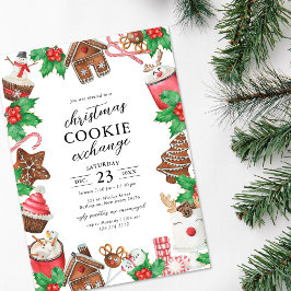 Convite Festa de Troca de Biscoitos de Natal