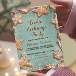 Convite Festa de Troca de Doces e Biscoitos de Natal