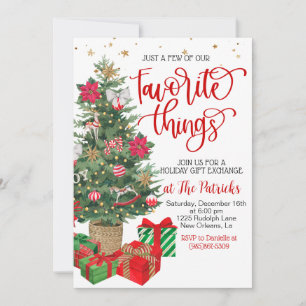 Convite Festa de Troca de Presentes de Natal