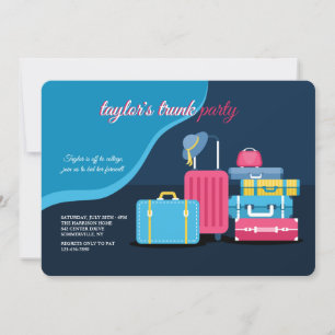Convite Festa de Trunk para Garota