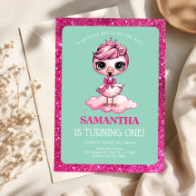 Festa de Um Aniversário da Princesa Flamingo Doce