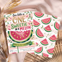 Festa de um ano 'One in a Melon'