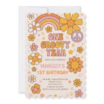 Festa de um primeiro aniversario de Ano de Groovy