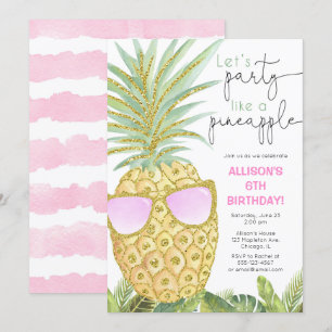 Convite Festa de vamos como uma festa de aniversário de ab