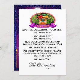 Convite Festa de Verão - Consulte o lado inverso