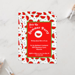 Convite Festa de Verão, Melancia Cheia