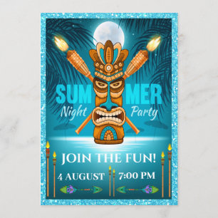 Convite Festa de Verão - Ver Verso