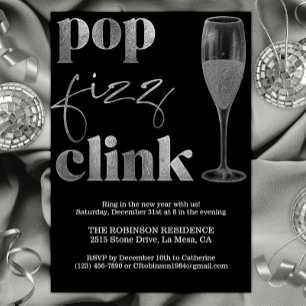 Convite Festa de Véspera de Ano Novo