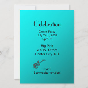 Convite Festa de Violão de Aqua