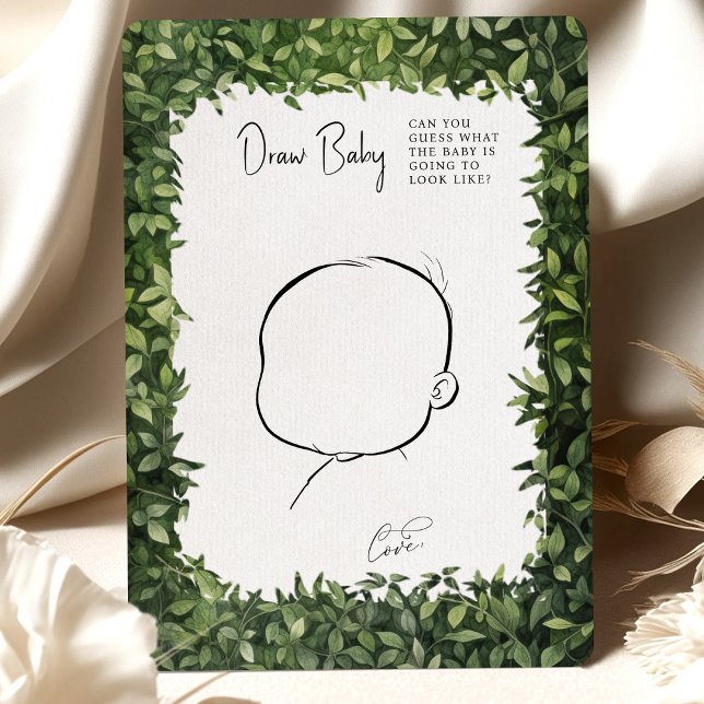 Convite Festa de Woodland do Desenhar de Jogo chá de frald (Criador carregado)