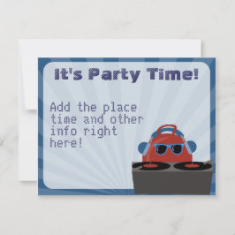 Convite Festa DJ da Bola Hip Hop Bouncy