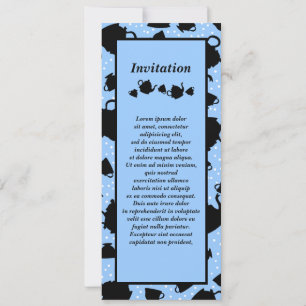 Convite Festa do Chá Caótica