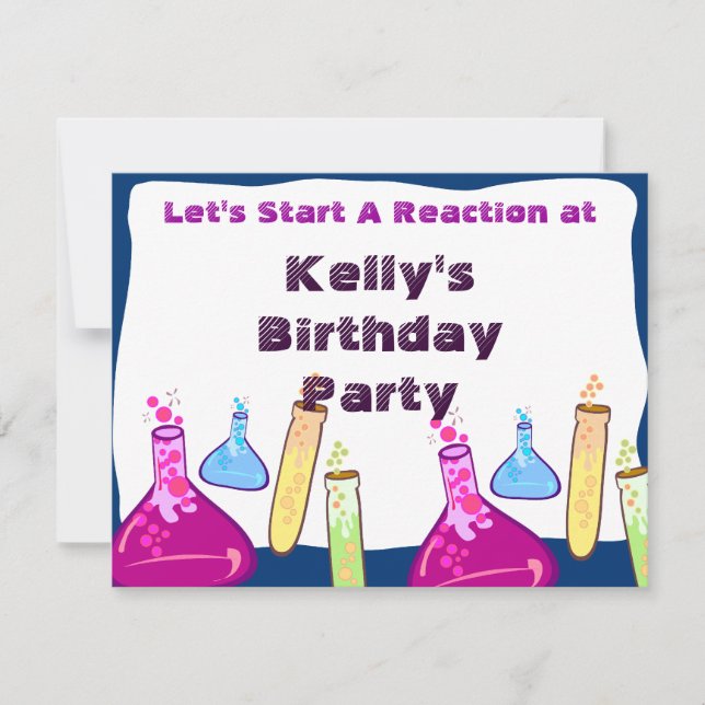 Convite Festa do Conjunto de Química (Frente)