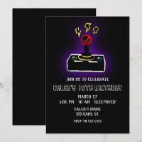 Festa do Controle de Joystick de Video Game Retro