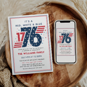 Convite Festa do Dia da Independência em 4 de julho de 177