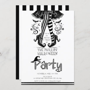 Convite Festa do Dia das Bruxas Negras e Brancas