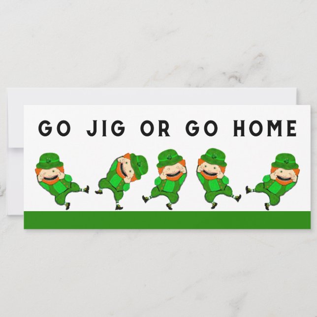 Convite Festa do Dia de Patrick (Frente)