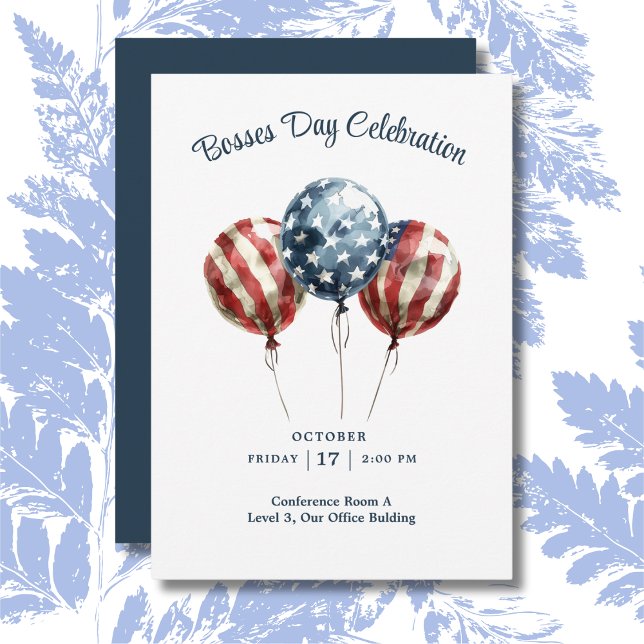 Convite Festa do Dia dos Chefes Elegantes (Criador carregado)