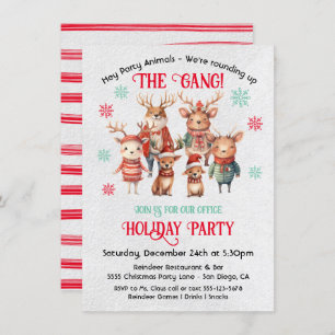Convite Festa do escritório de amizade Natal