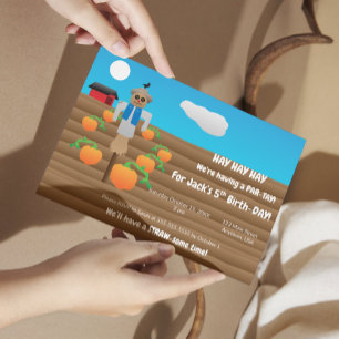 Convite Festa do Espantalho (paisagem)