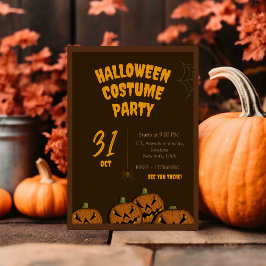 Convite festa do halloween, convite,