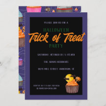 Festa do Halloween Trick Treat Cute Sweet