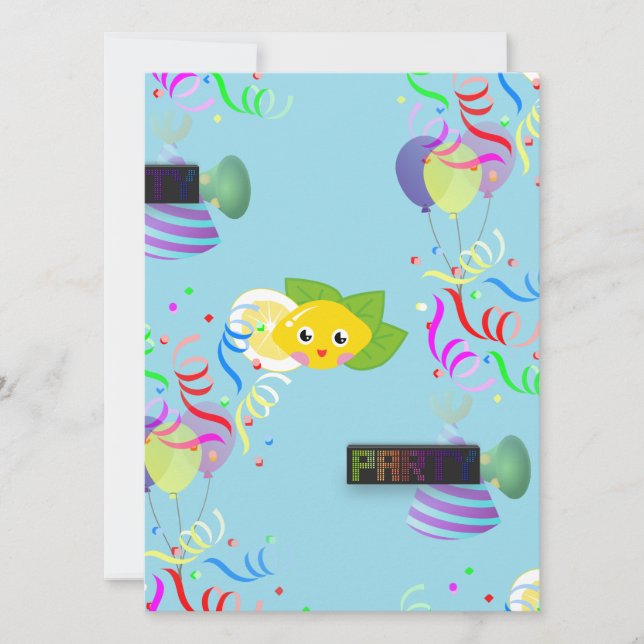 Convite festa do limão (Frente)