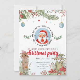 Convite Festa do Papai Noel Secreto – Diversão Natalina na